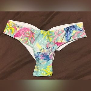 Tropical Print Bikini Bottom
